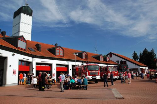 Lakefleischessen der Feuerwehr Großostheim an der Feuerwache