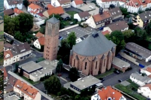 Stockstädter Adventsmarkt zwischen Rathaus und Rosenkranzkirche